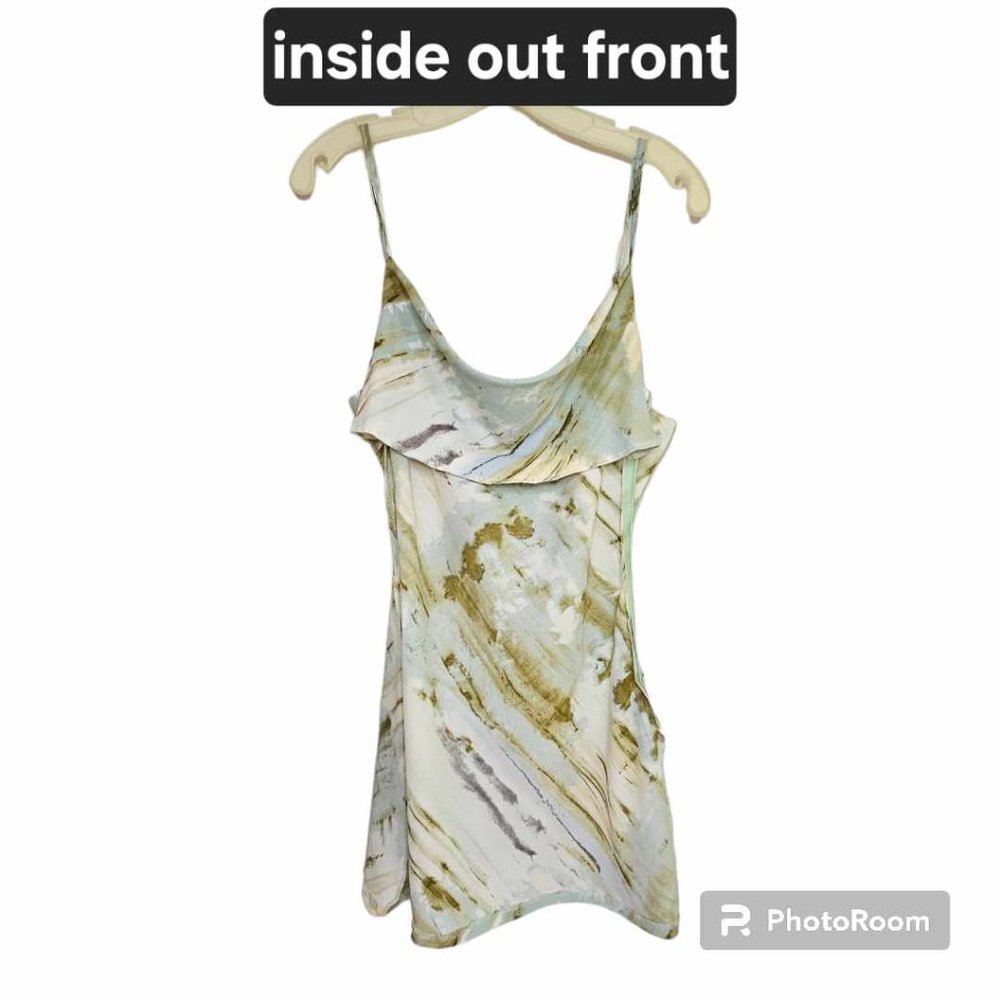 Half Island Tie-Dye Mini Dress Size M - Picture 4 of 9